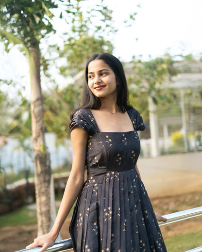 Midi Charcoal Floral