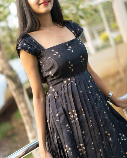 Midi Charcoal Floral