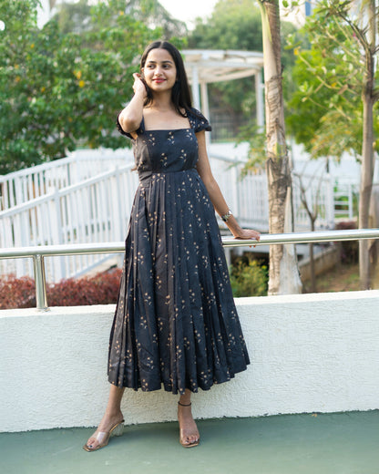 Midi Charcoal Floral