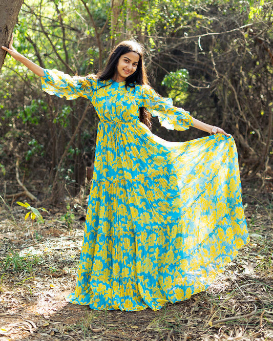 Maxi Turquoise Yellow