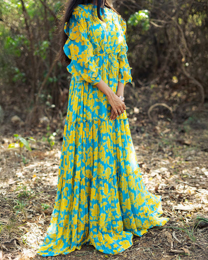 Maxi Turquoise Yellow