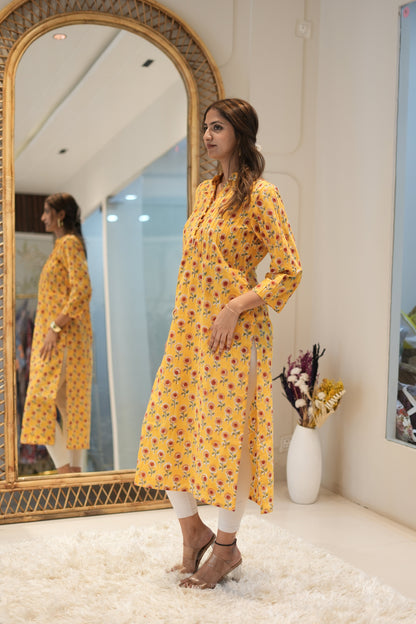 Kurta Marigold Floral