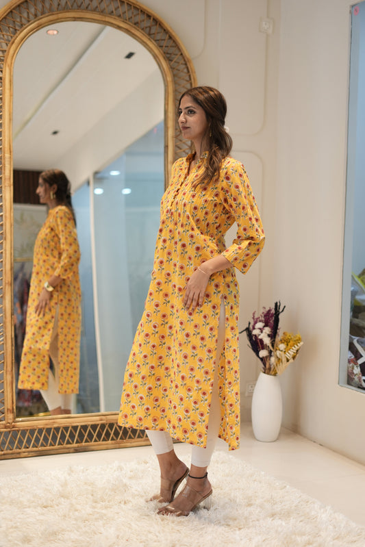 Kurta Marigold Floral