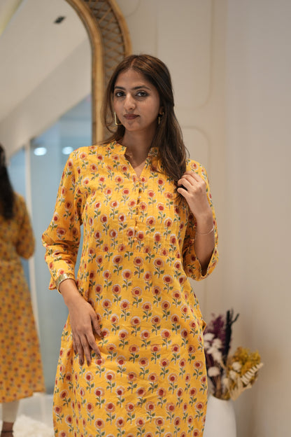 Kurta Marigold Floral