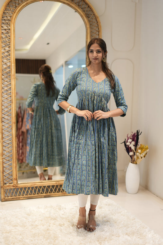 Maxi Teal Paisley