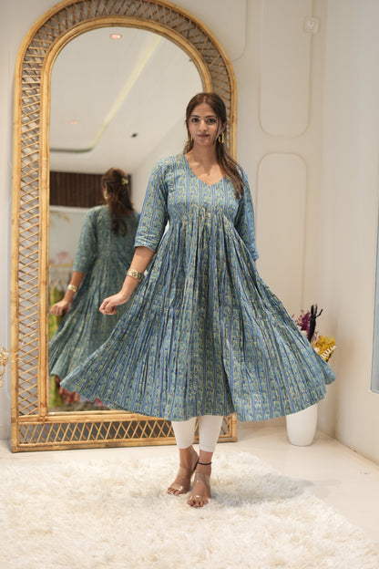 Maxi Teal Paisley