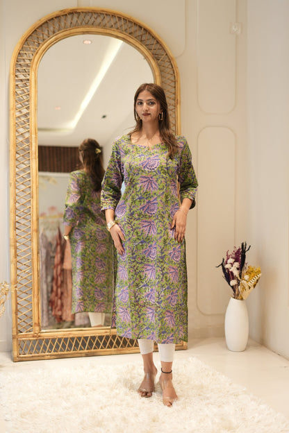 Maxi Olive Lavender