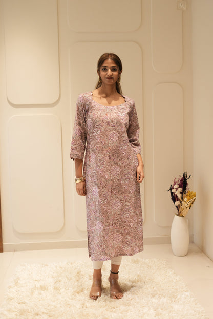 Maxi Mauve Floral