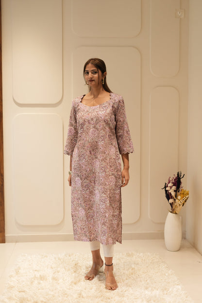 Maxi Mauve Floral