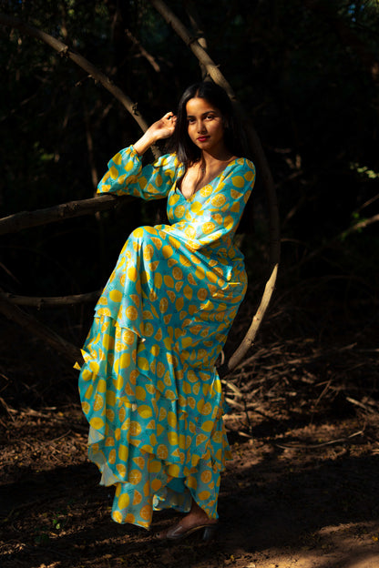 Maxi Lemon Turquoise