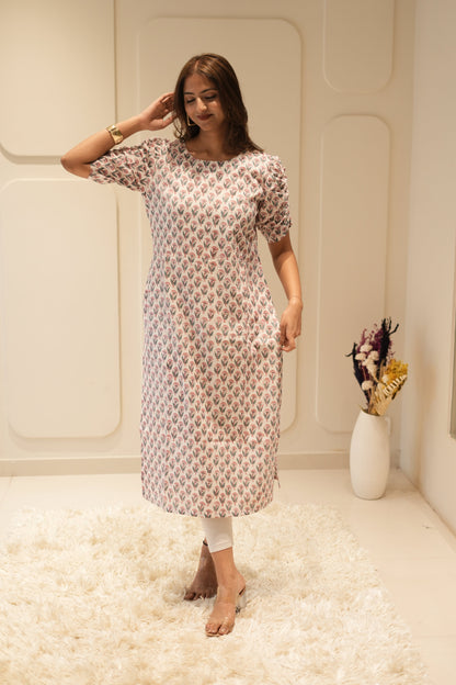 Maxi Blush Geometric