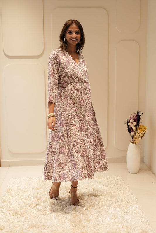 Maxi Mauve Paisley