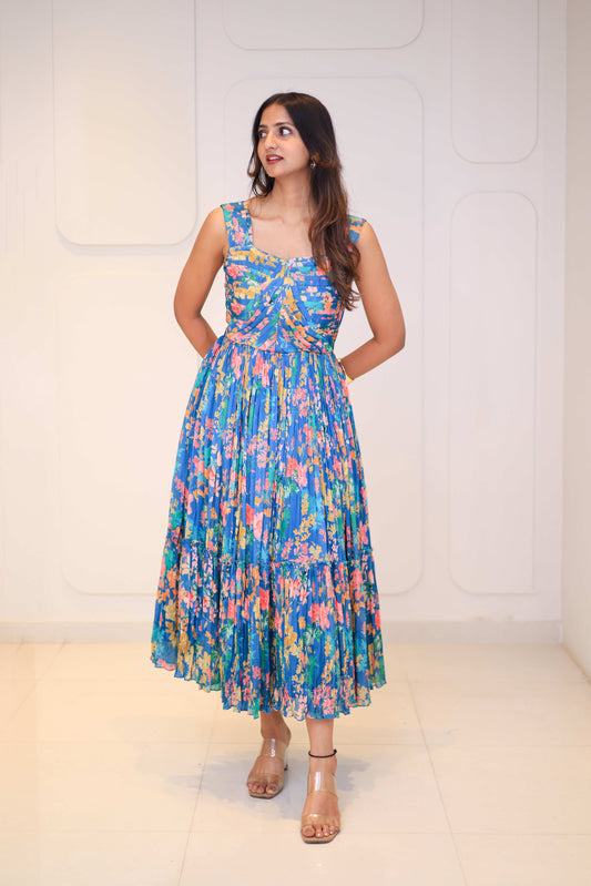 Midi Cobalt Multifloral