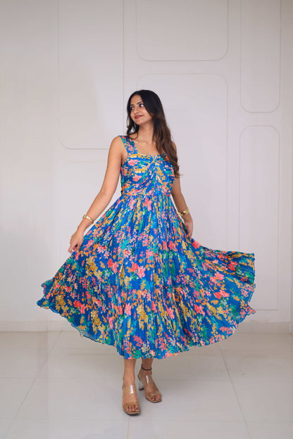 Midi Cobalt Multifloral
