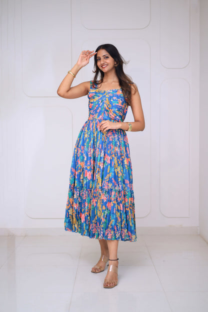 Midi Cobalt Multifloral