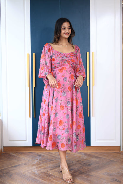 Maxi Pink Floral