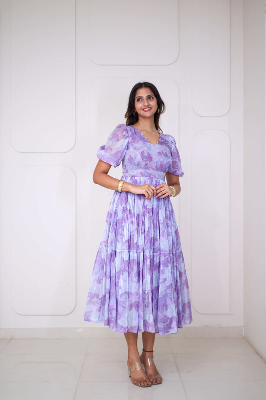 Midi Lavender Floral