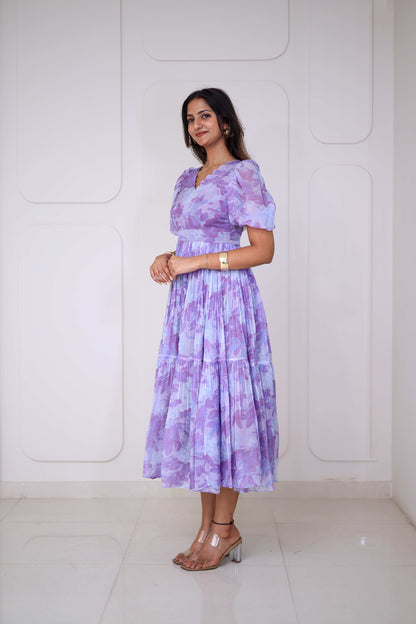 Midi Lavender Floral