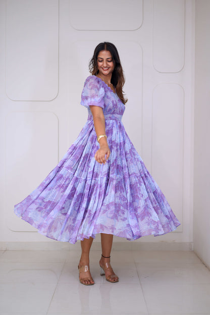 Midi Lavender Floral