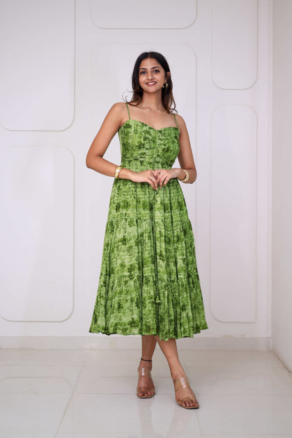 Midi Lime Floral