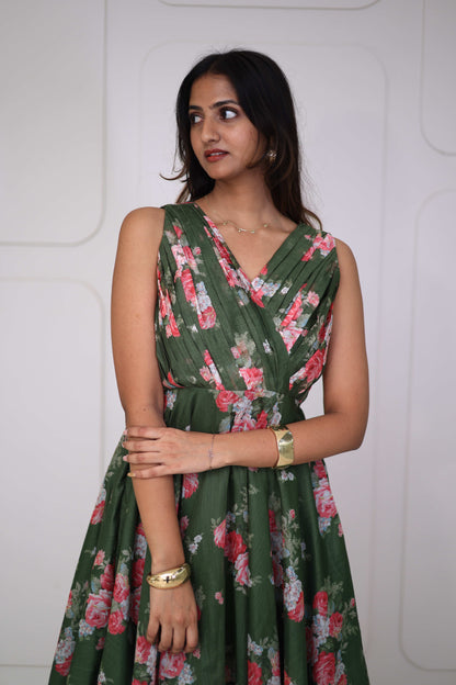 Midi Olive Floral
