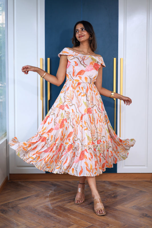 Midi Coral Botanical