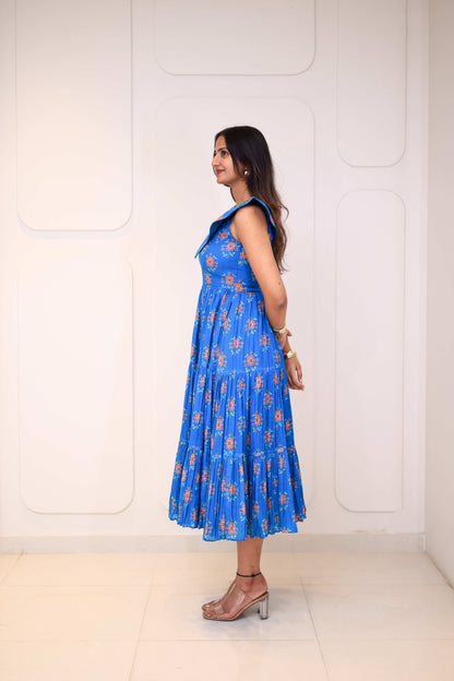 Midi Cobalt Floral