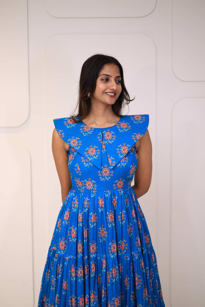 Midi Cobalt Floral