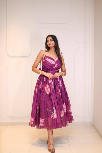 Midi Plum Floral