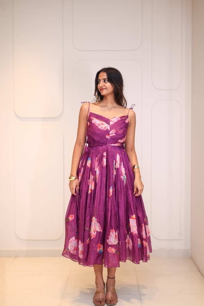 Midi Plum Floral